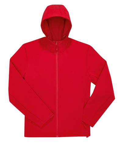Sudadera con capucha y tejido suave BC Reset 3Lr® | Rojo - Carmes