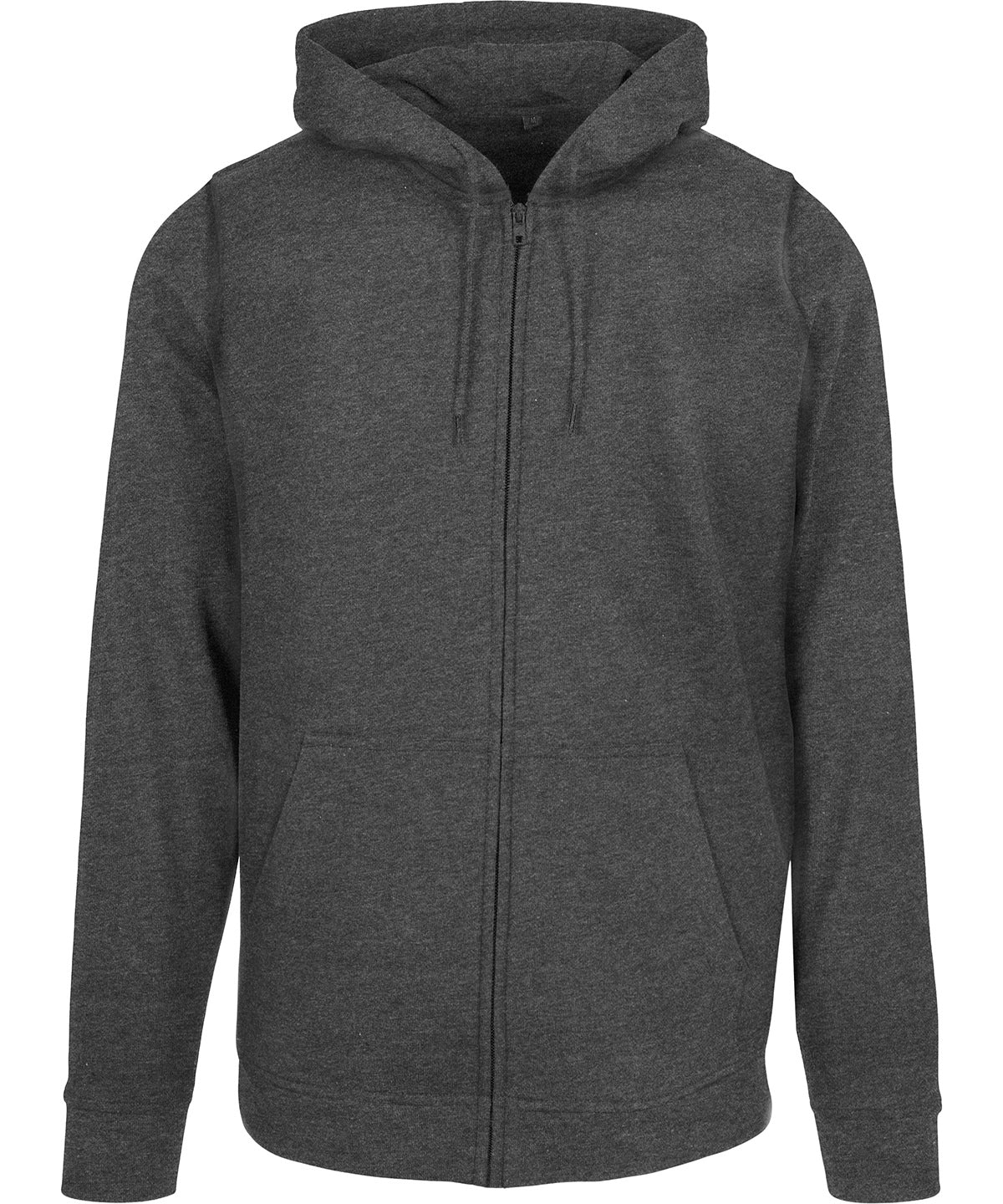 Basic Zip-Up Hoodie | Dunkelgrau