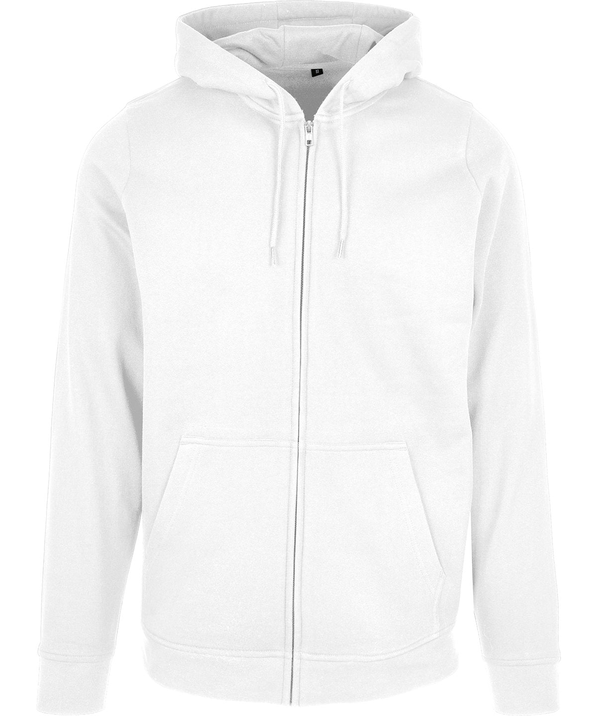 Basic Zip-Up Hoodie | Weiß