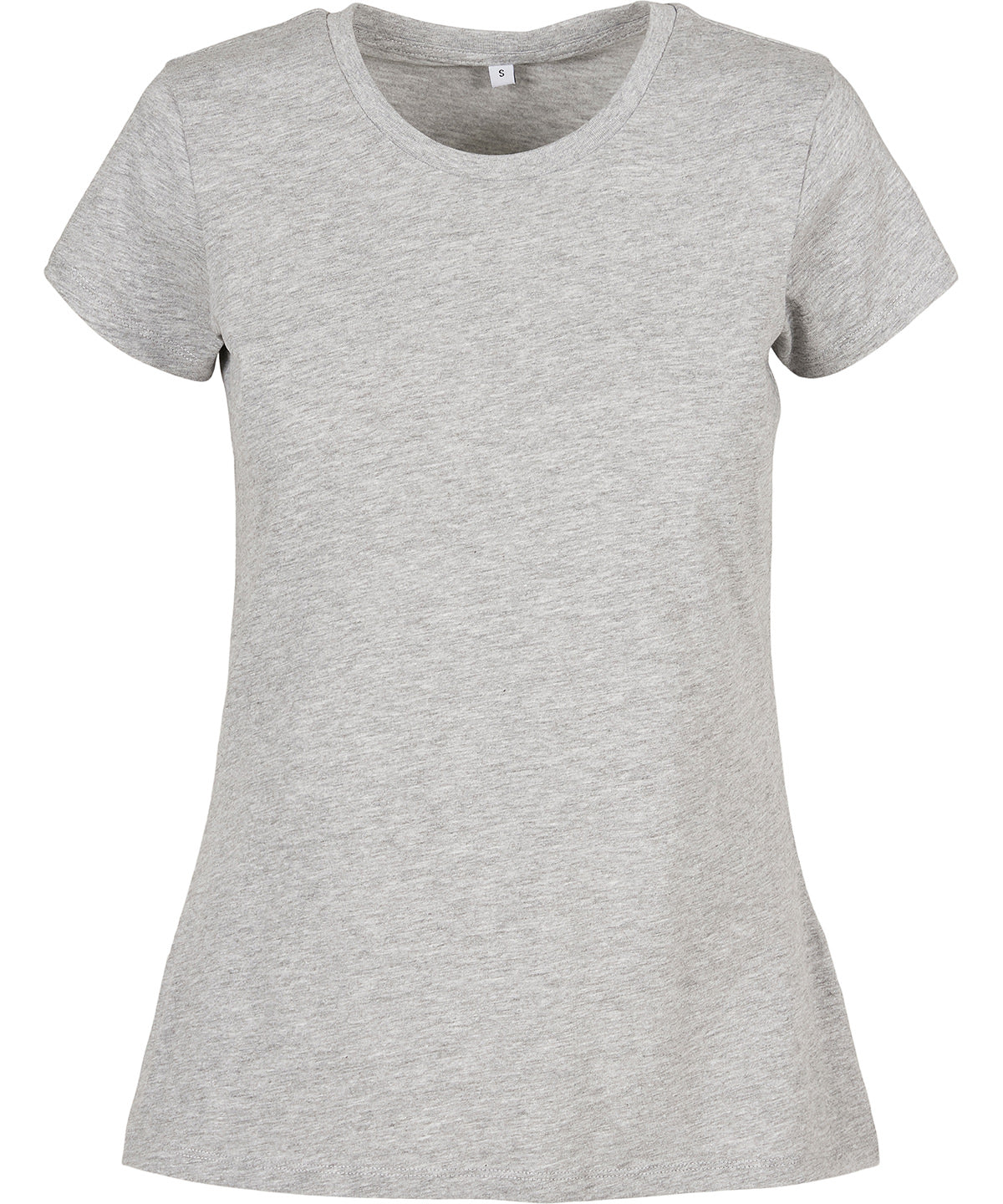Damen Basic T-Shirt | Grau meliert