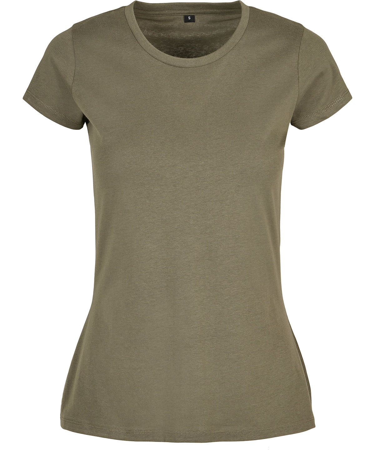 Damen Basic T-Shirt | Olivgrün