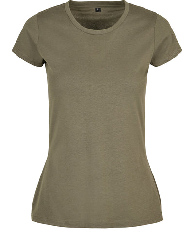 Damen Basic T-Shirt | Olivgrün