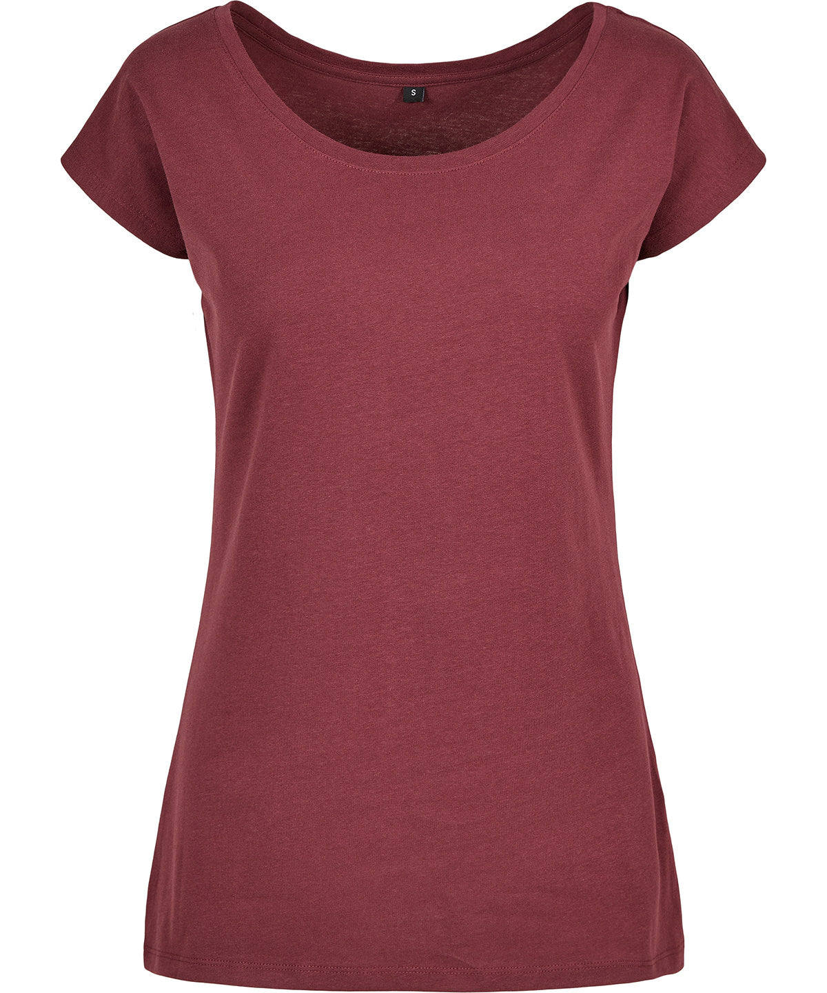 Damen T-Shirt mit U-Ausschnitt | Kirsche