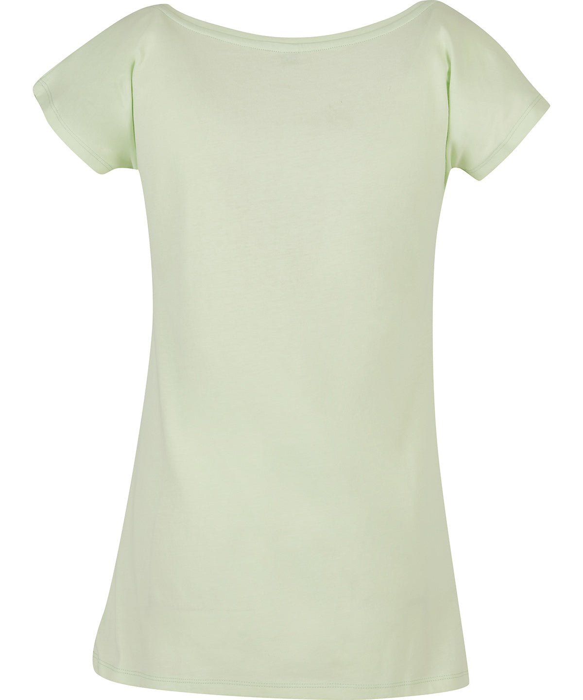 Damen T-Shirt mit U-Ausschnitt | Helles Mintgrün