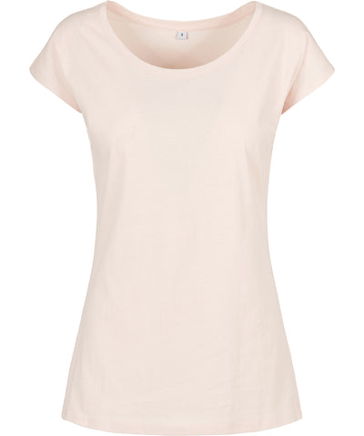 Damen T-Shirt mit U-Ausschnitt | Rosa