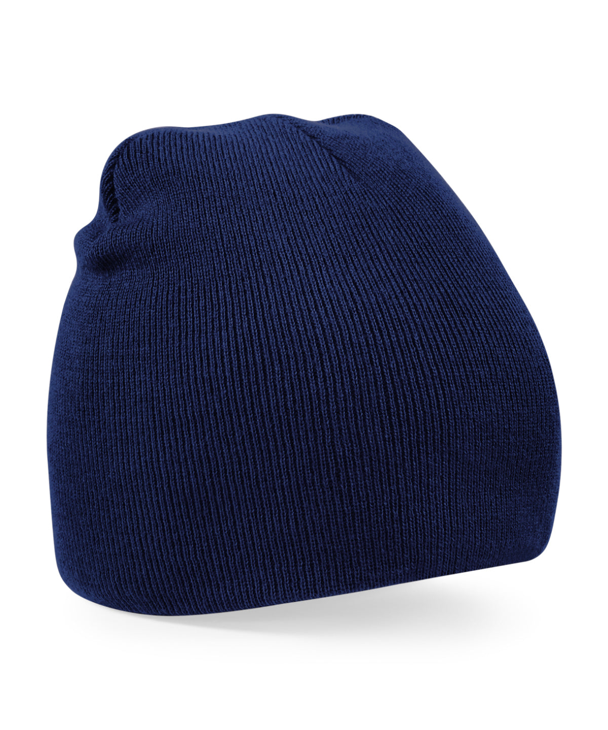 Gorro de punto de dos tonos | Azul Marino Oxford