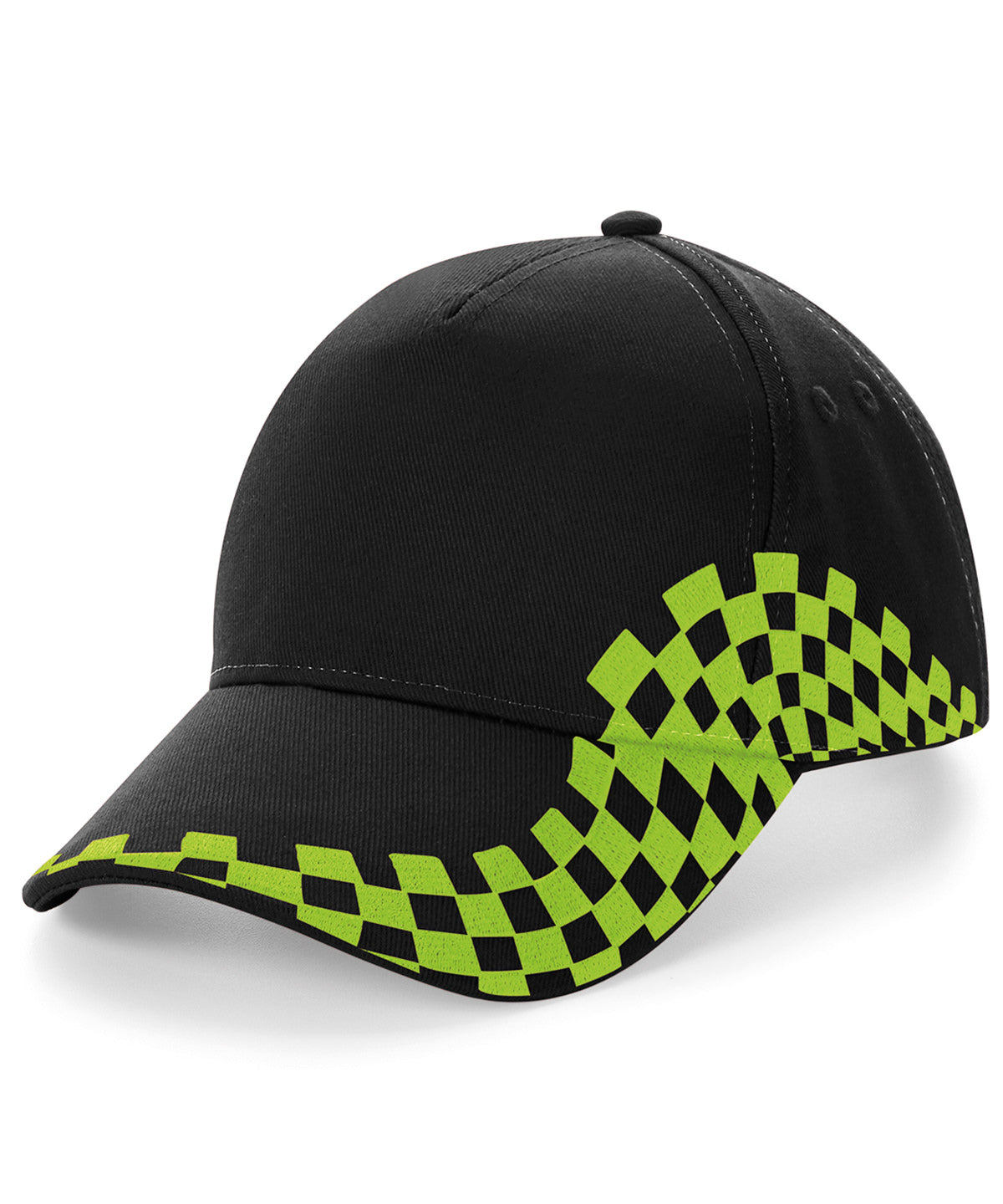 Gorra Grand Prix | Negro/Verde Lima