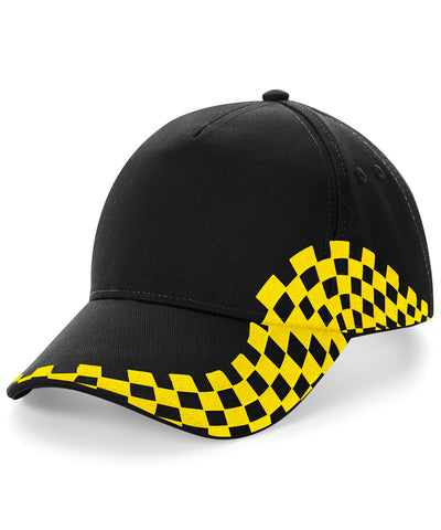 Gorra Grand Prix | Negro/Amarillo