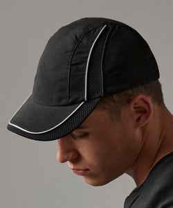 Gorra de malla Coolmax® Flow | Negro