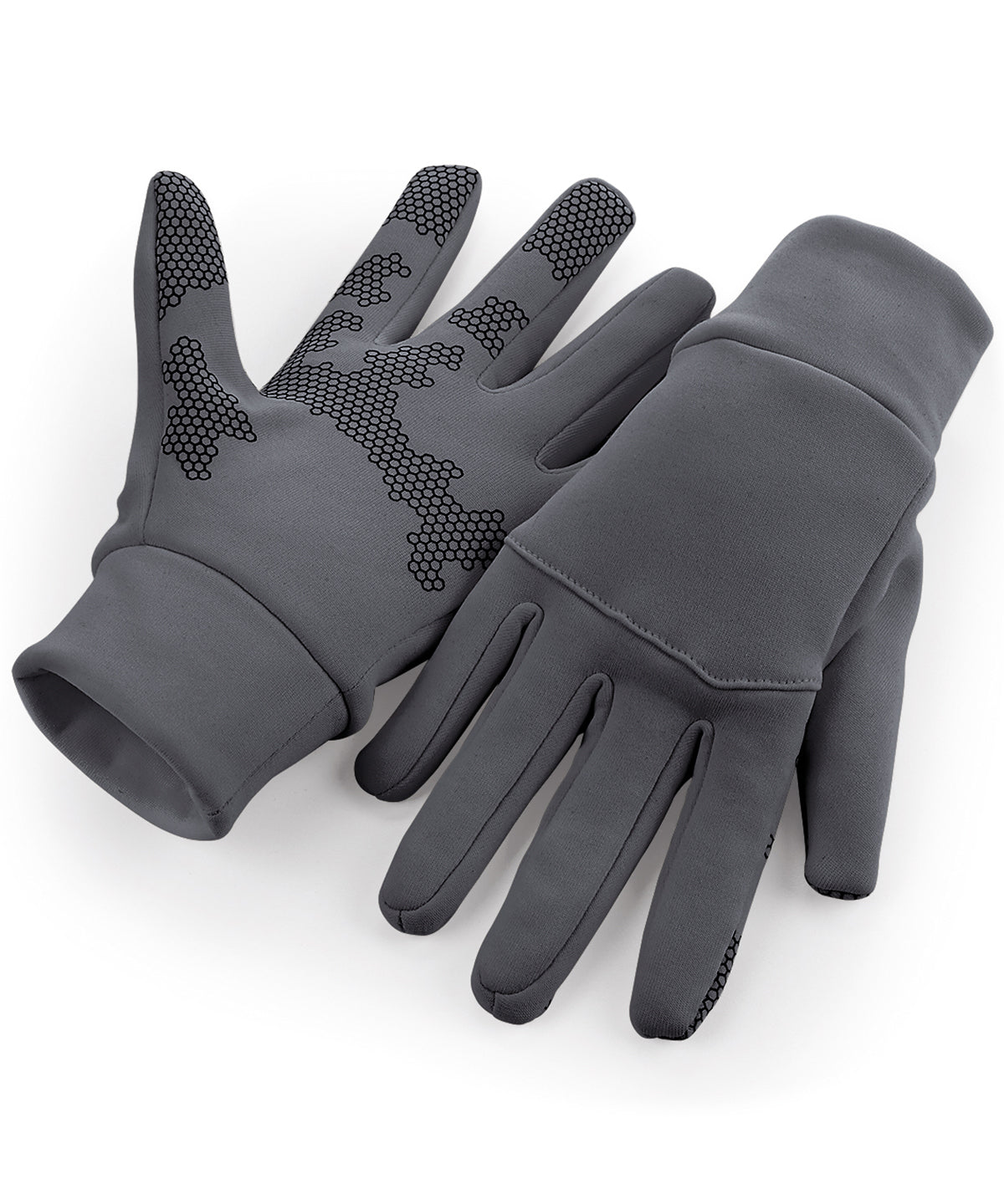 Guantes tcnicos deportivos Softshell | Gris Grafito