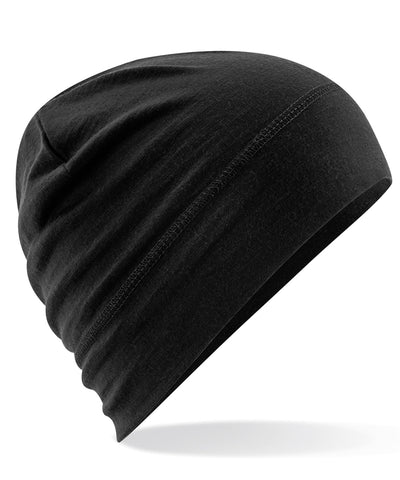 Gorro de lana merina | Negro