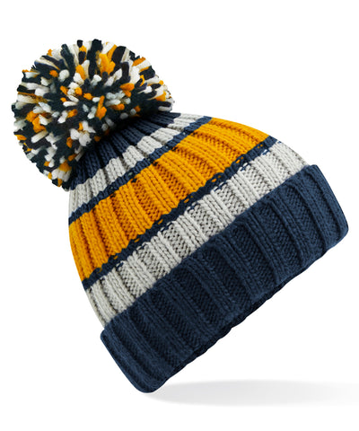 Gorro a rayas Hygge | Azul Mostaza