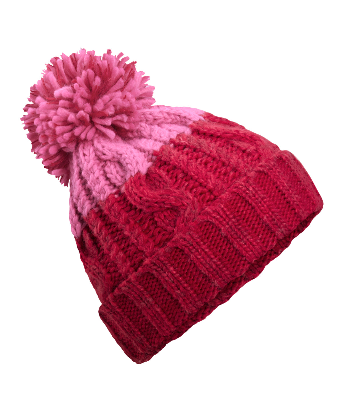Gorro Apres | Rojo Clsico/Rosa Verdadero