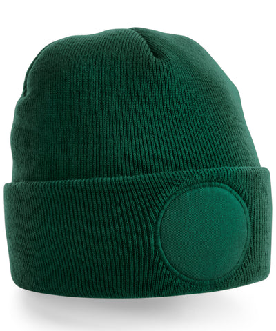 Gorro de parche circular | Verde Botella