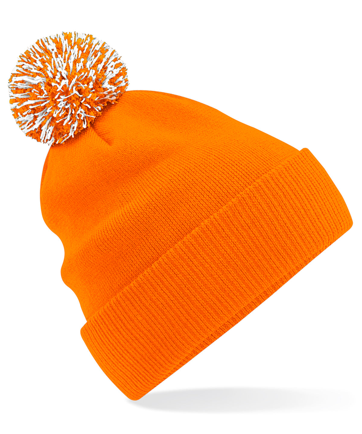 Snowstar® Mütze | Orange/Weiß