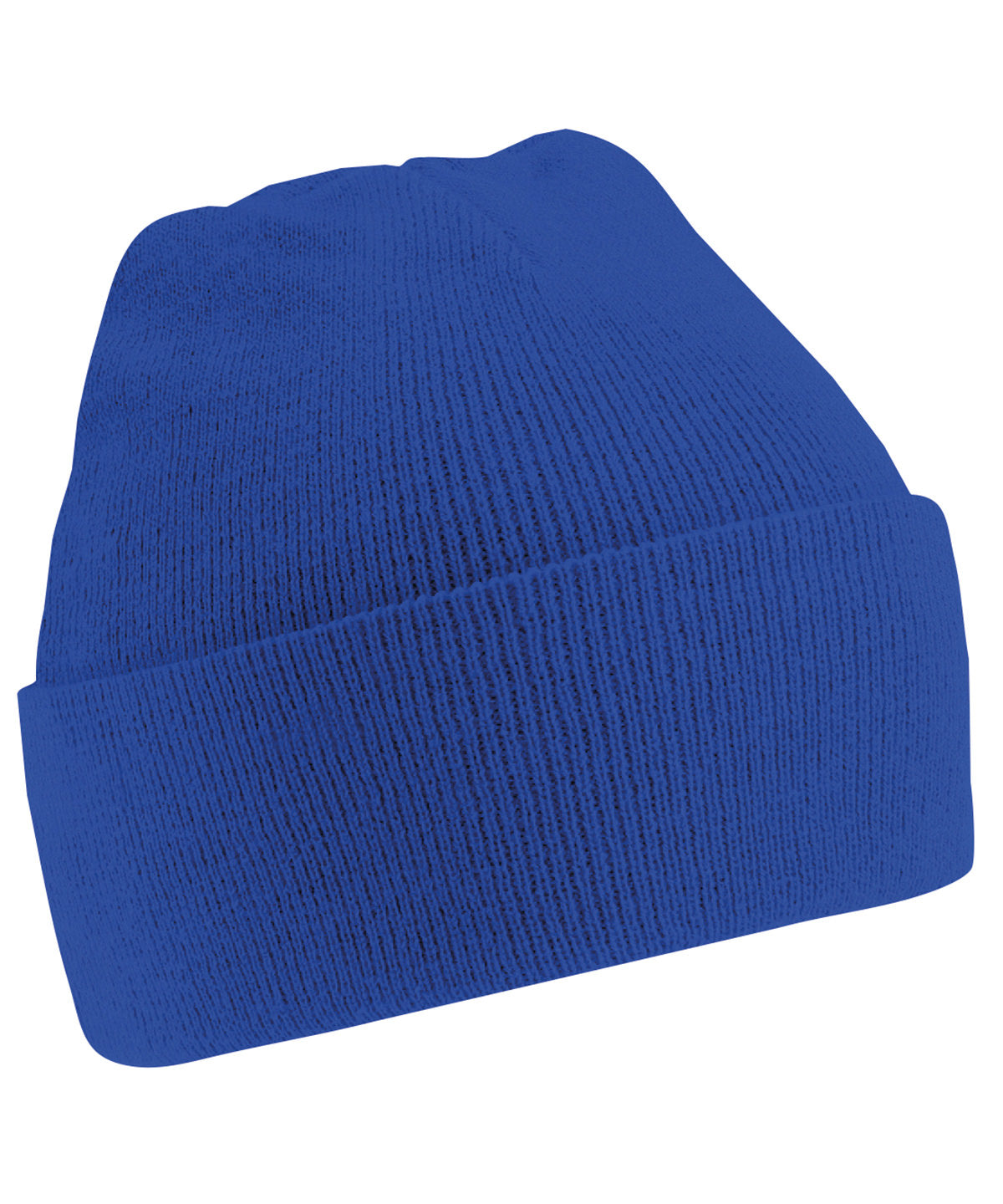 Gorro de punto con vuelta Junior original | Azul Real Brillante