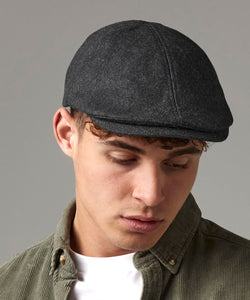 Gorra de lana Melton | Gris Carbn