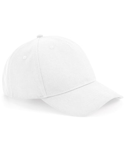 Gorra de 5 paneles de algodn orgnico | Blanco