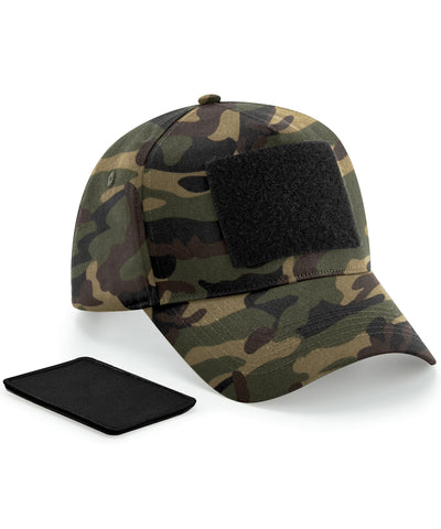 Gorra de 5 paneles con parche removible | Jungle Camo