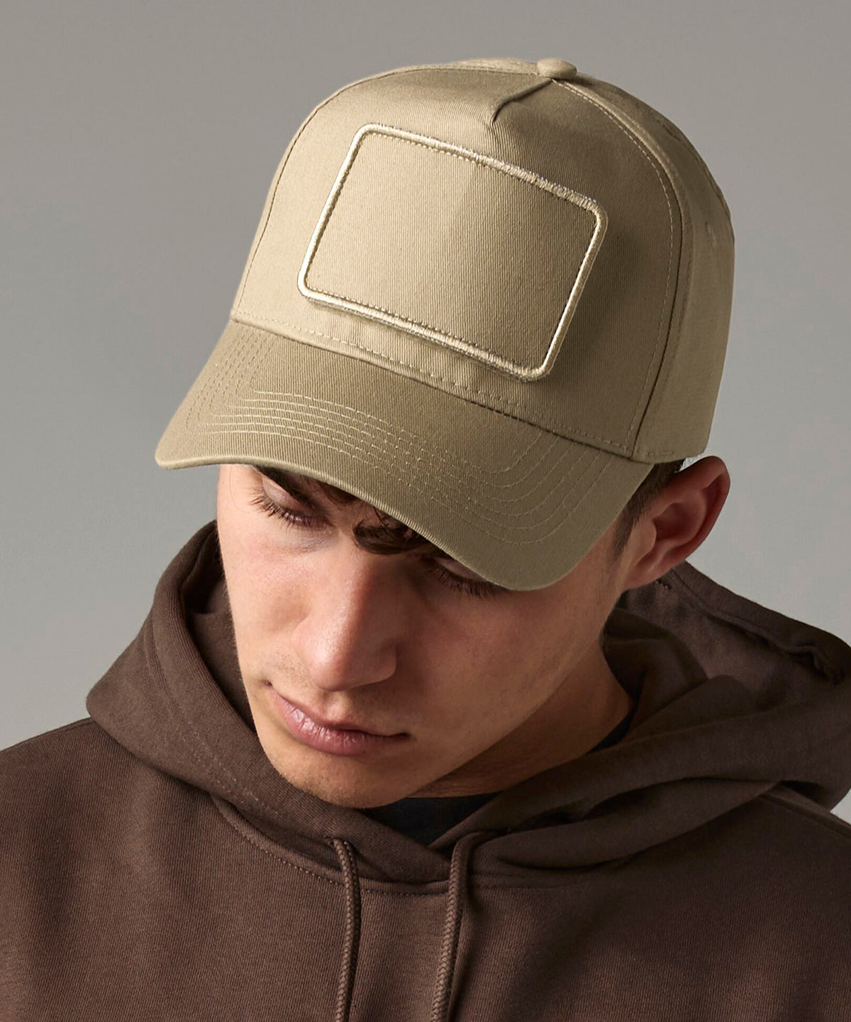 5-Panel-Cap mit abnehmbarem Patch | Schwarz