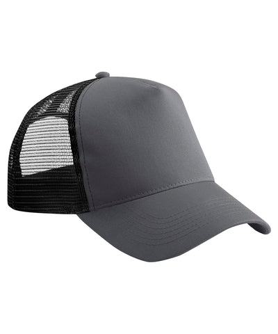 Gorra trucker Snapback | Gris Grafito/Negro