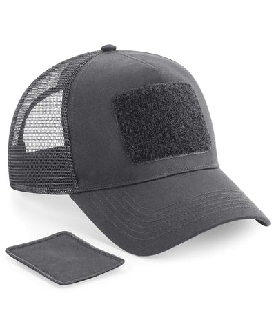 Gorra trucker con parche | Gris Grafito