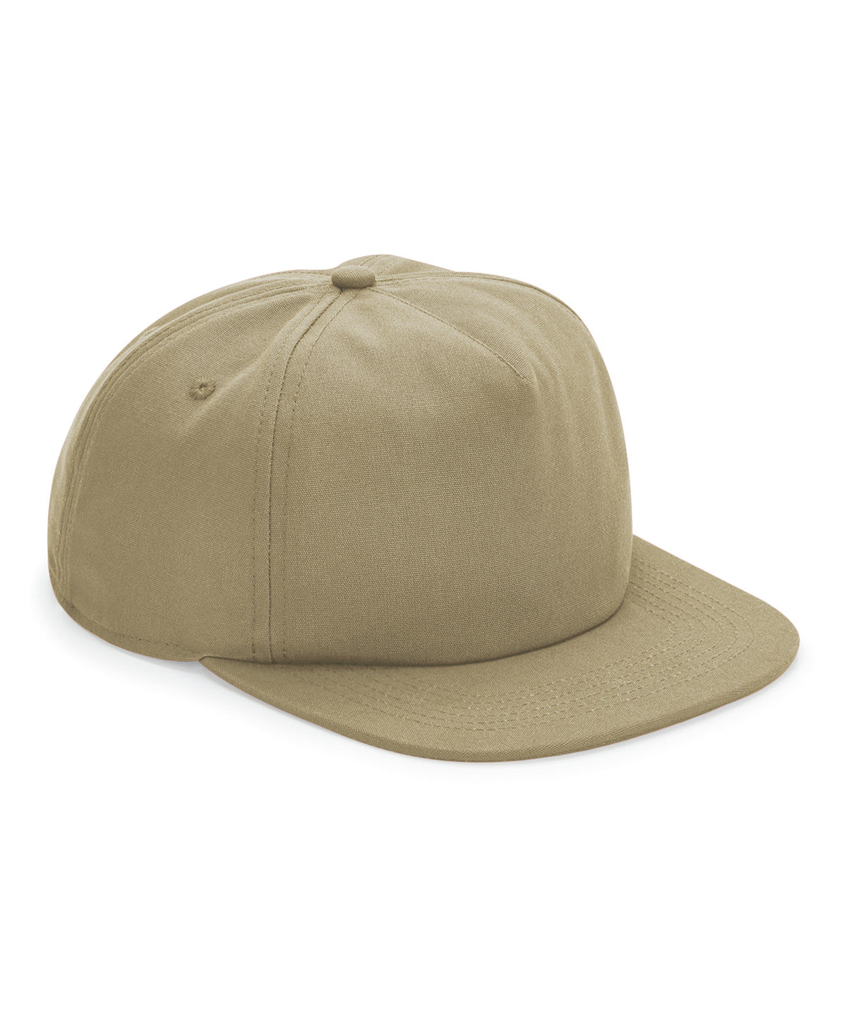 Unstrukturierte 5-Panel Cap aus Bio-Baumwolle | Wüstensand