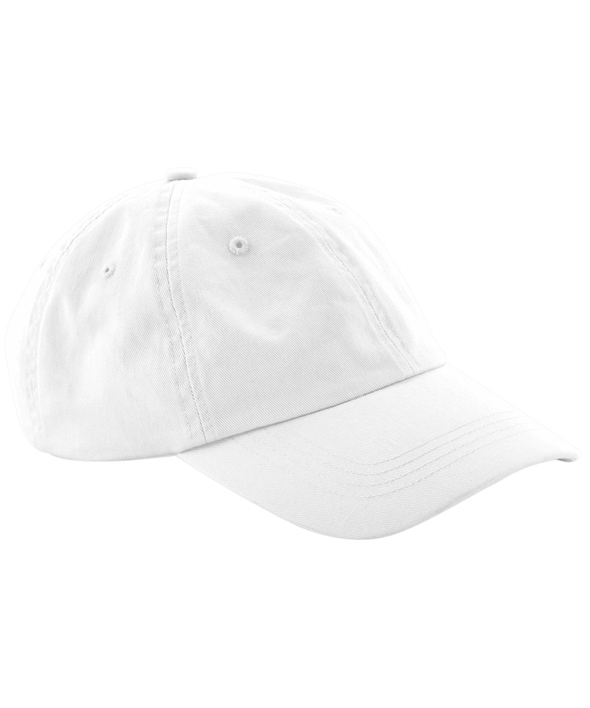 Gorra de pap de 6 paneles de perfil bajo | Blanco