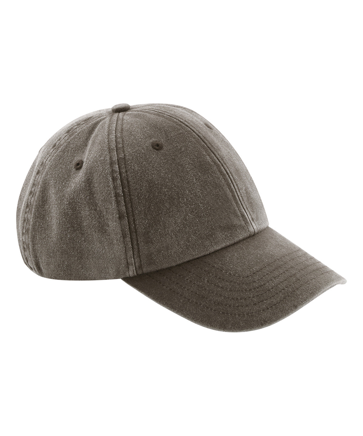 Gorra vintage de perfil bajo | Marrn Vintage