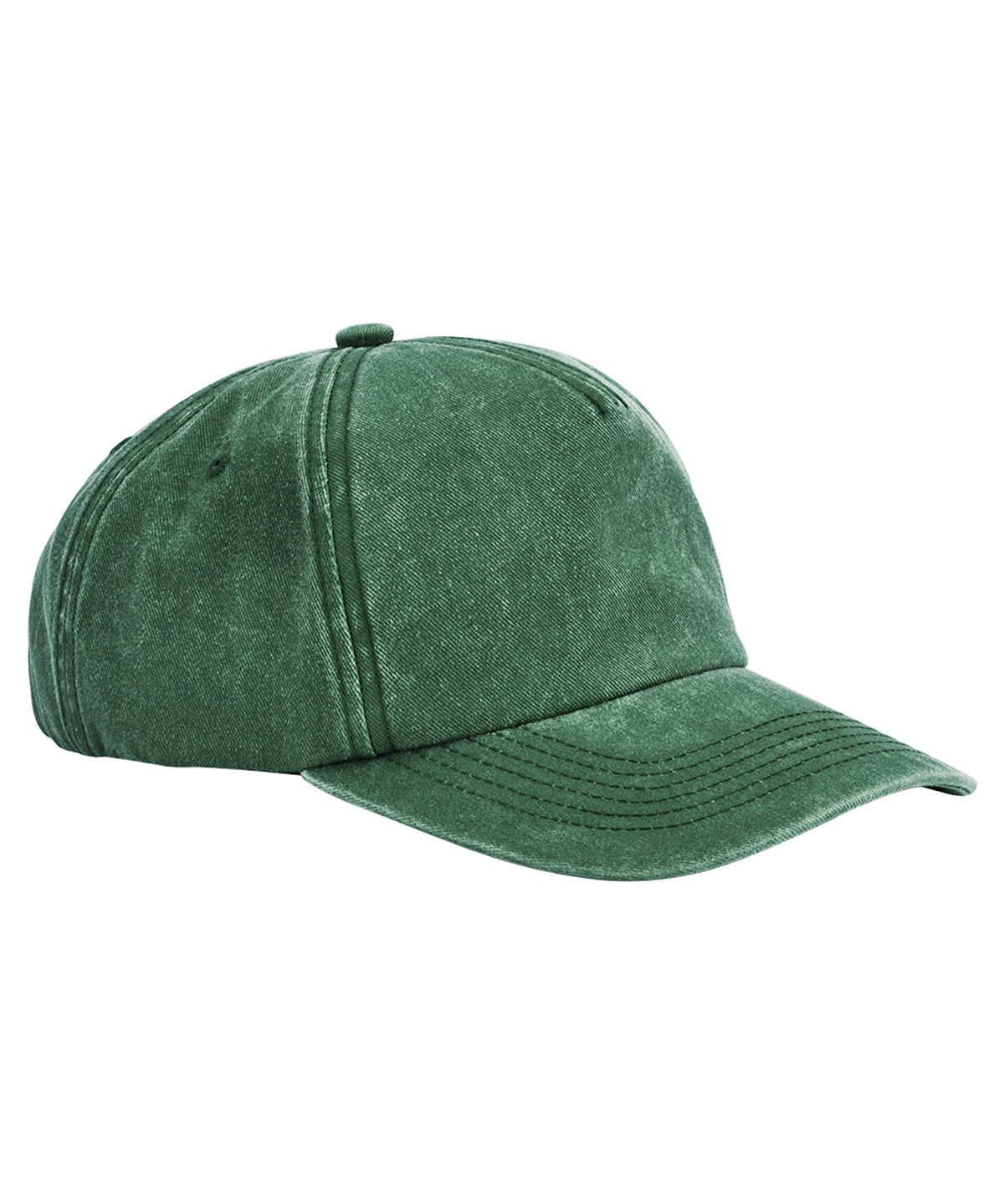 Entspannte Vintage 5-Panel-Kappe | Vintage-Flaschengrün