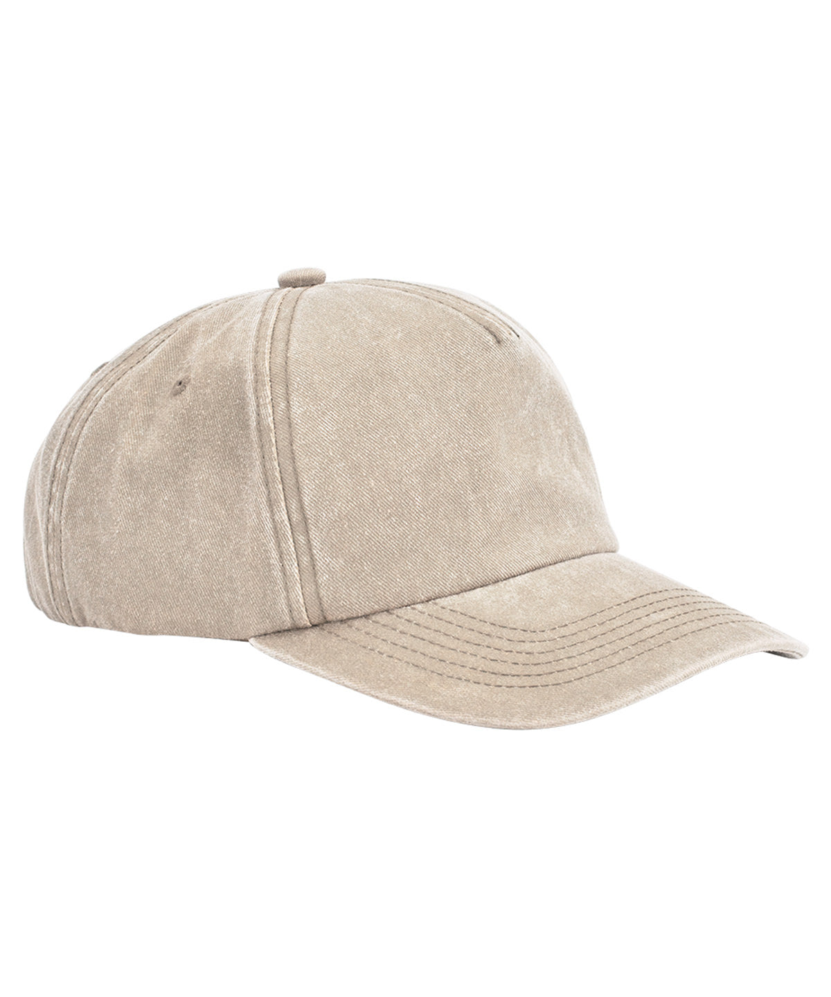 Entspannte Vintage 5-Panel-Kappe | Vintage-Stein