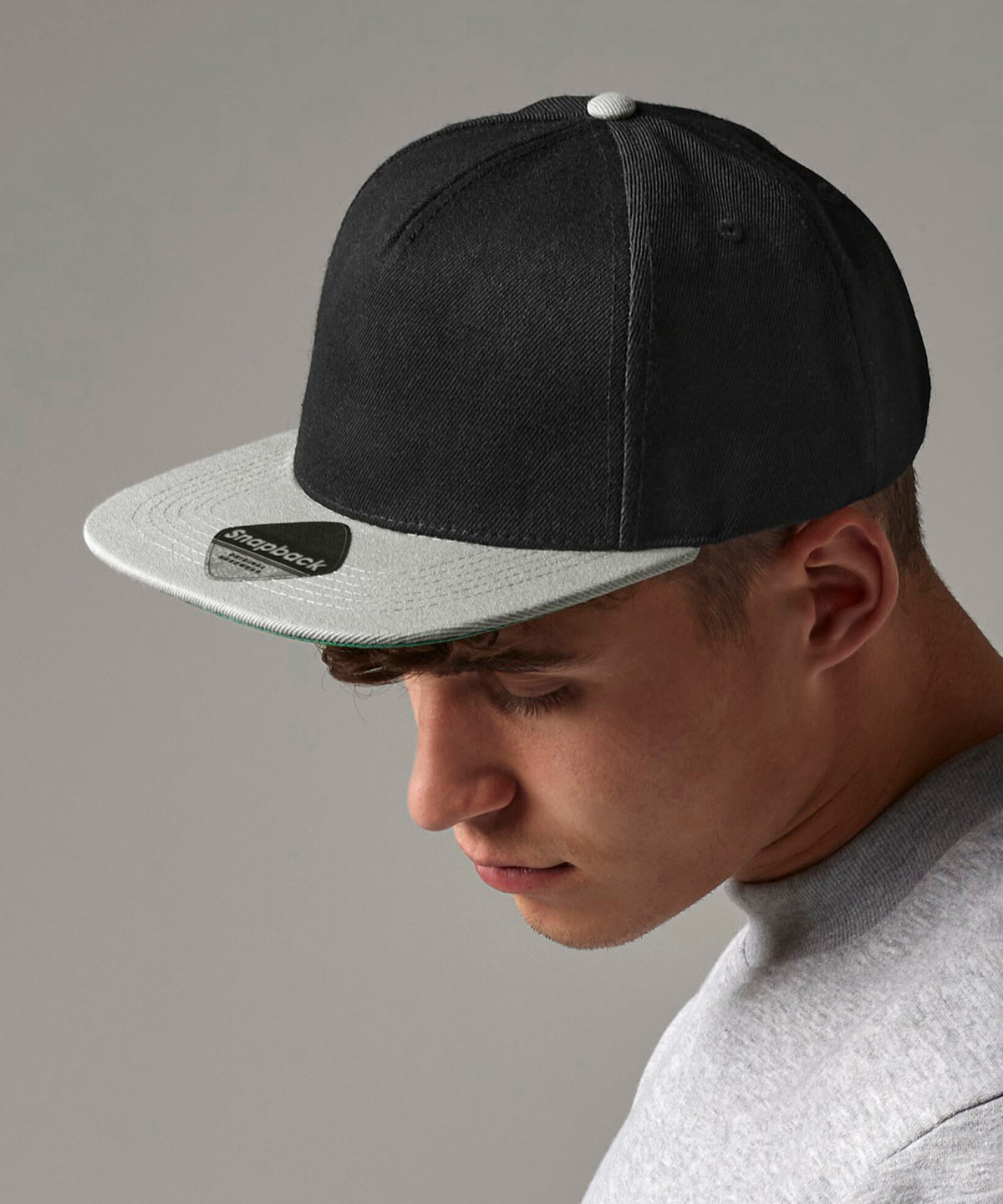 Gorra snapback de visera plana original | Gris/Gris