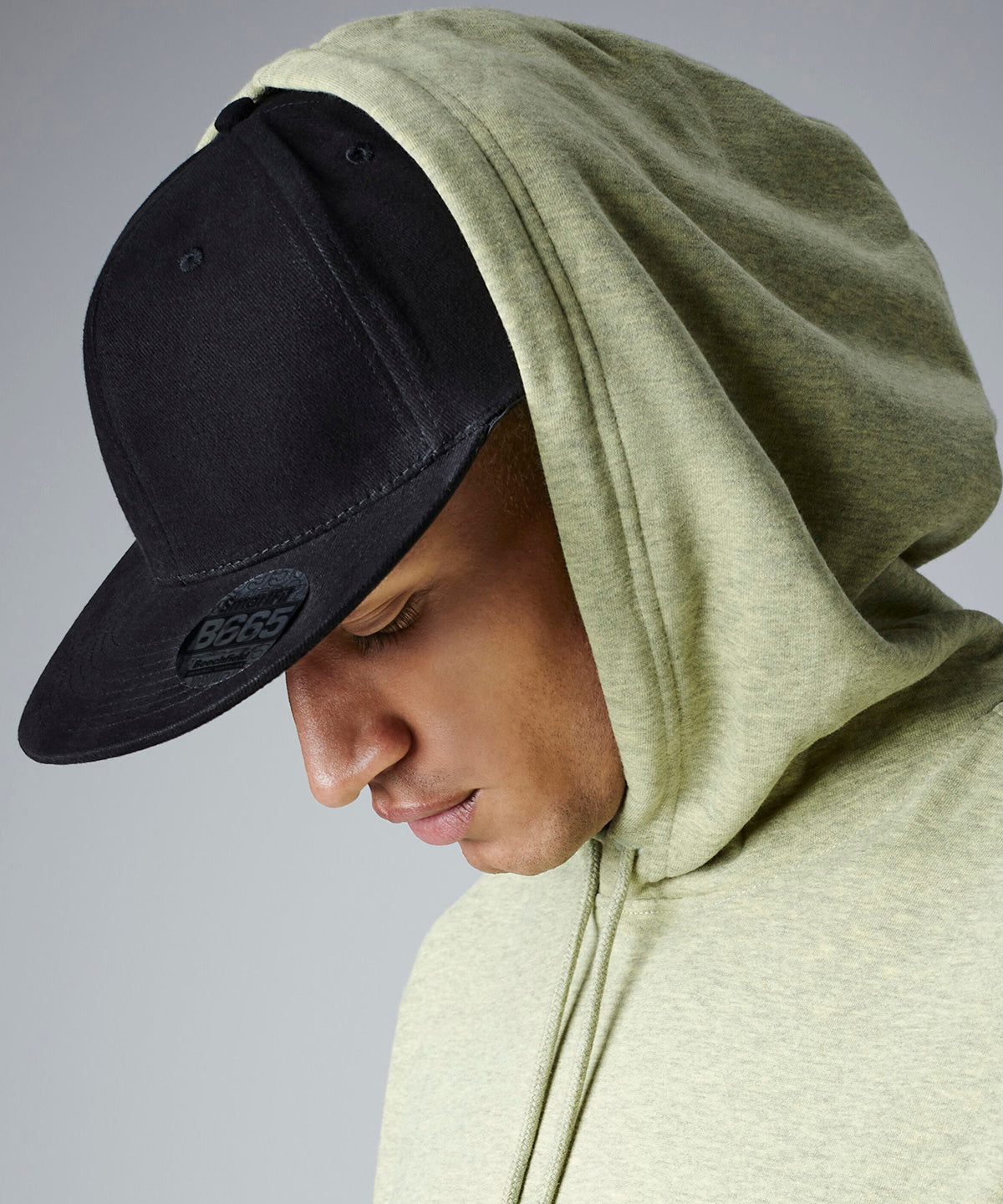 Pro-Stretch Flat Bill Cap | Schwarz