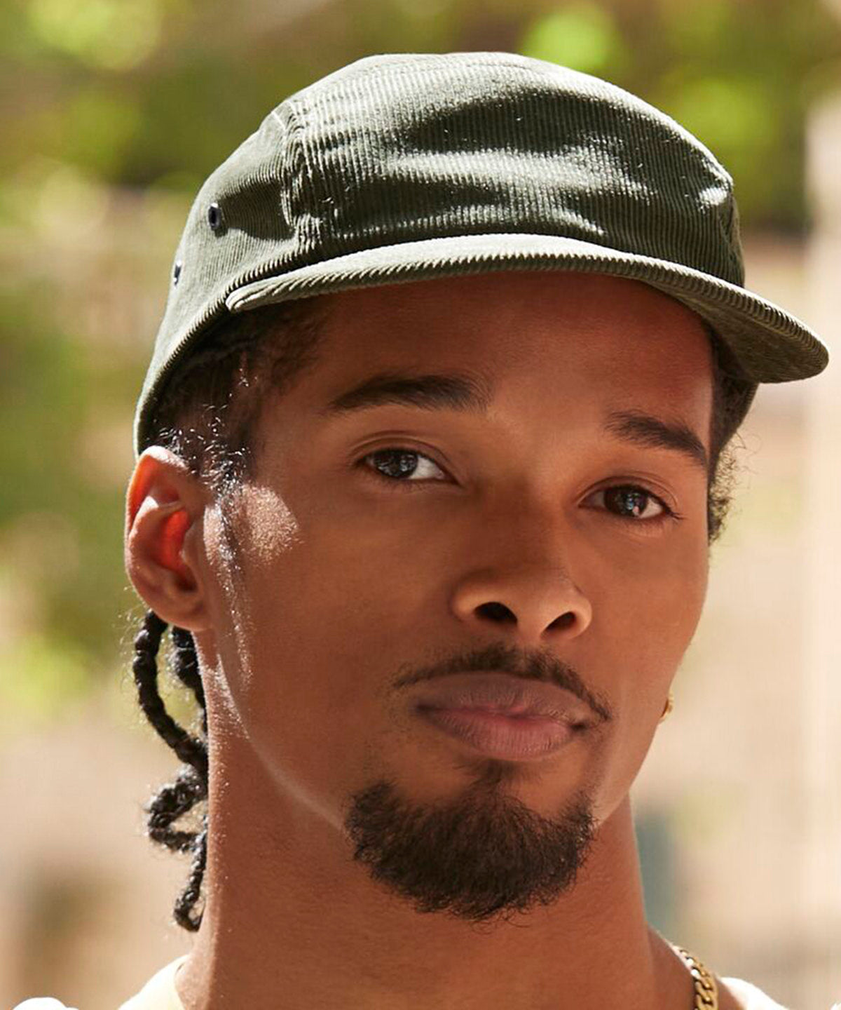 Gorra campera de cordn orgnico EarthAware® | Noche De Bosque