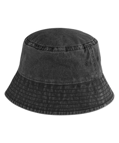 Vintage Bucket Hat | Vintage Schwarz