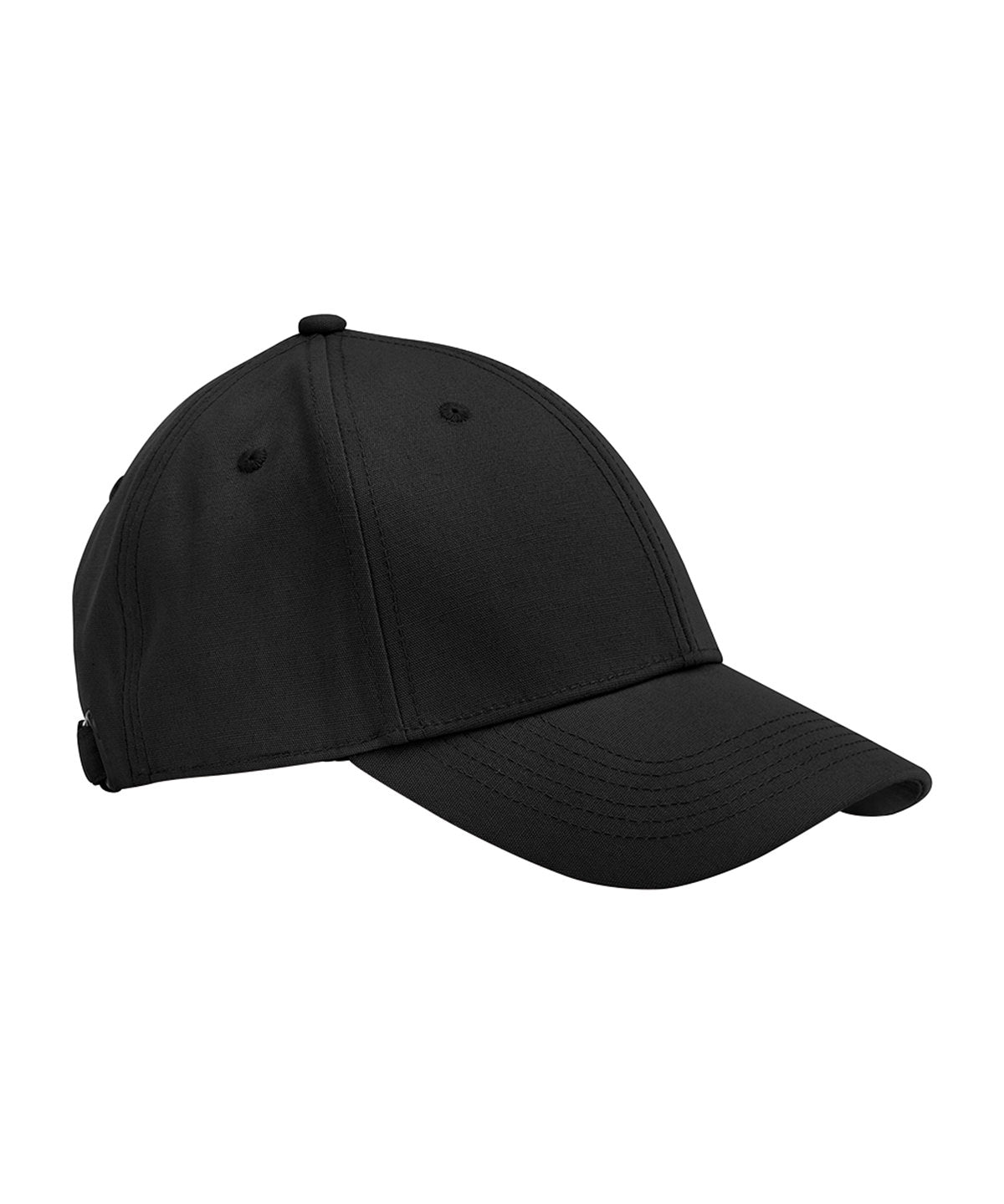 EarthAware® 6-Panel-Cap aus Bio-Baumwoll-Canvas | Schwarz