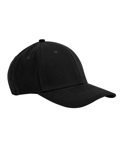 Gorra clsica de algodn orgnico de EarthAware® de 6 paneles | Negro