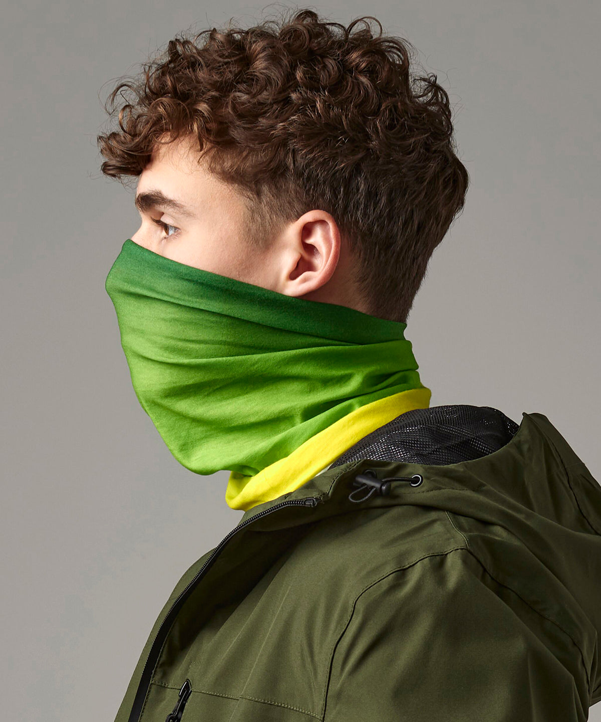 Morf® Ombr - Multifunktionstuch mit Farbverlaufsdesign | Storm Grey