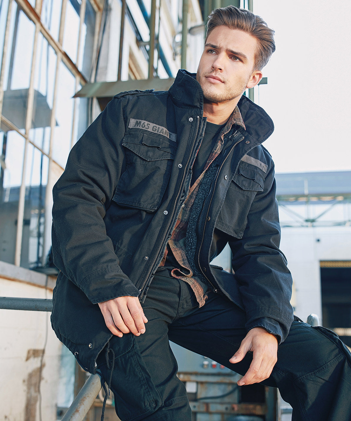 M65 Giant Jacke | Schwarz