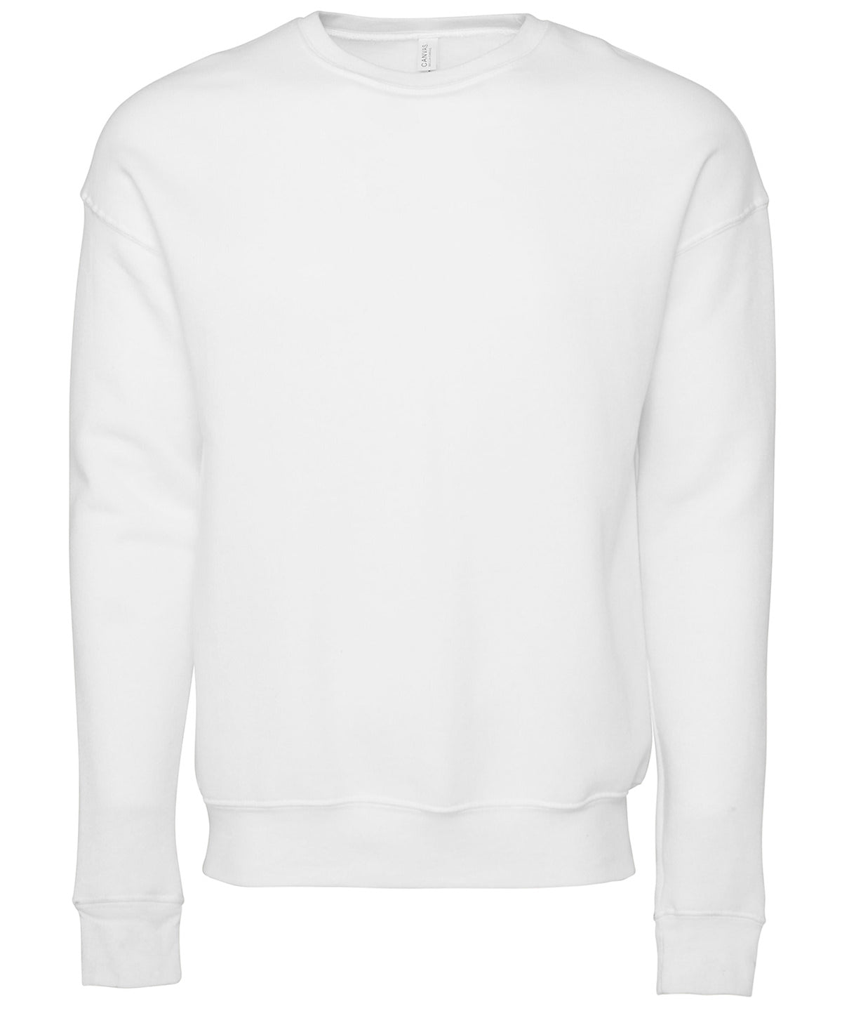Sudadera unisex con hombros cados | Blanco Dtg