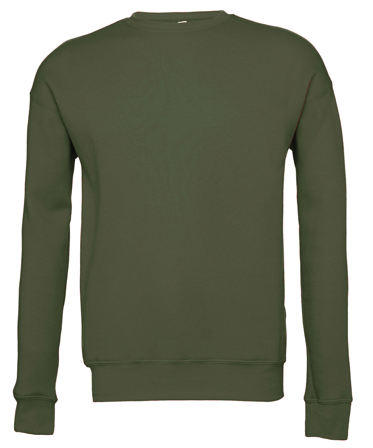 Sudadera unisex con hombros cados | Verde Militar