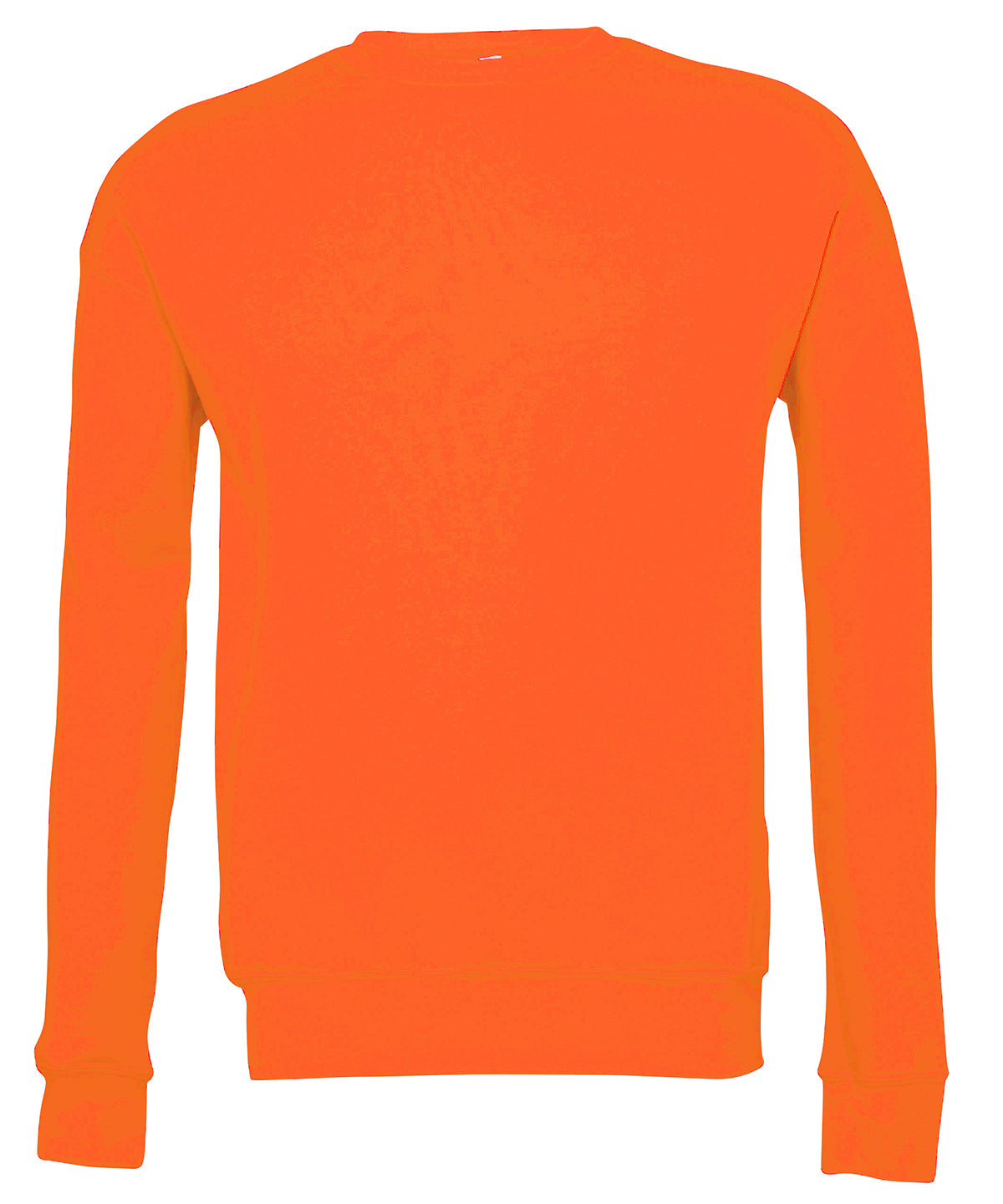 Sudadera unisex con hombros cados | Naranja