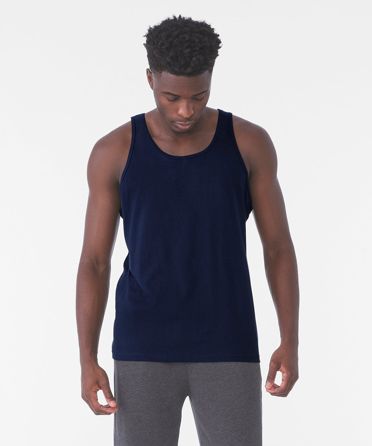 Camiseta de tirantes unisex | Azul Jaspeado