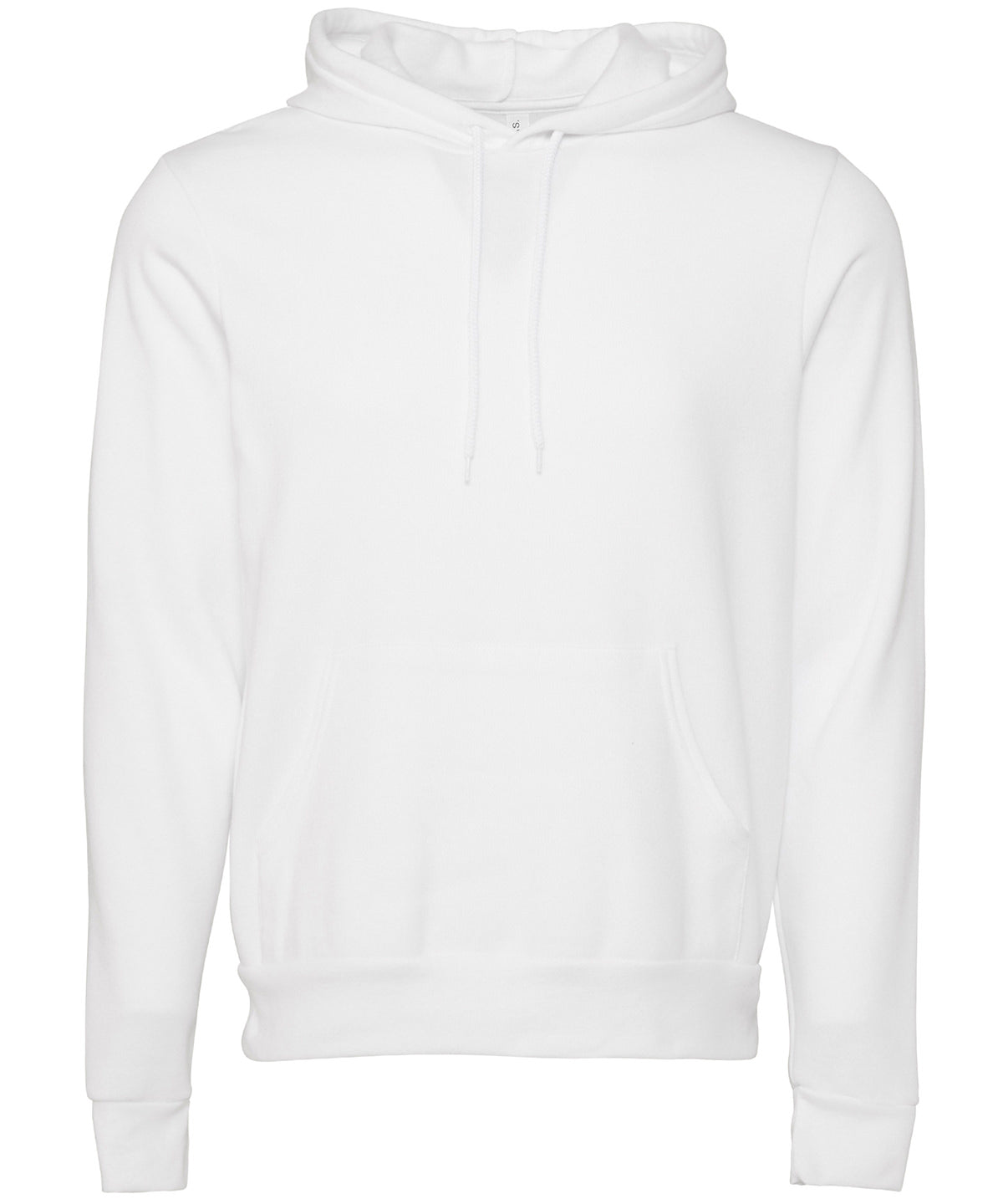 Unisex Polycotton Fleece Hoodie | Weiß DTG