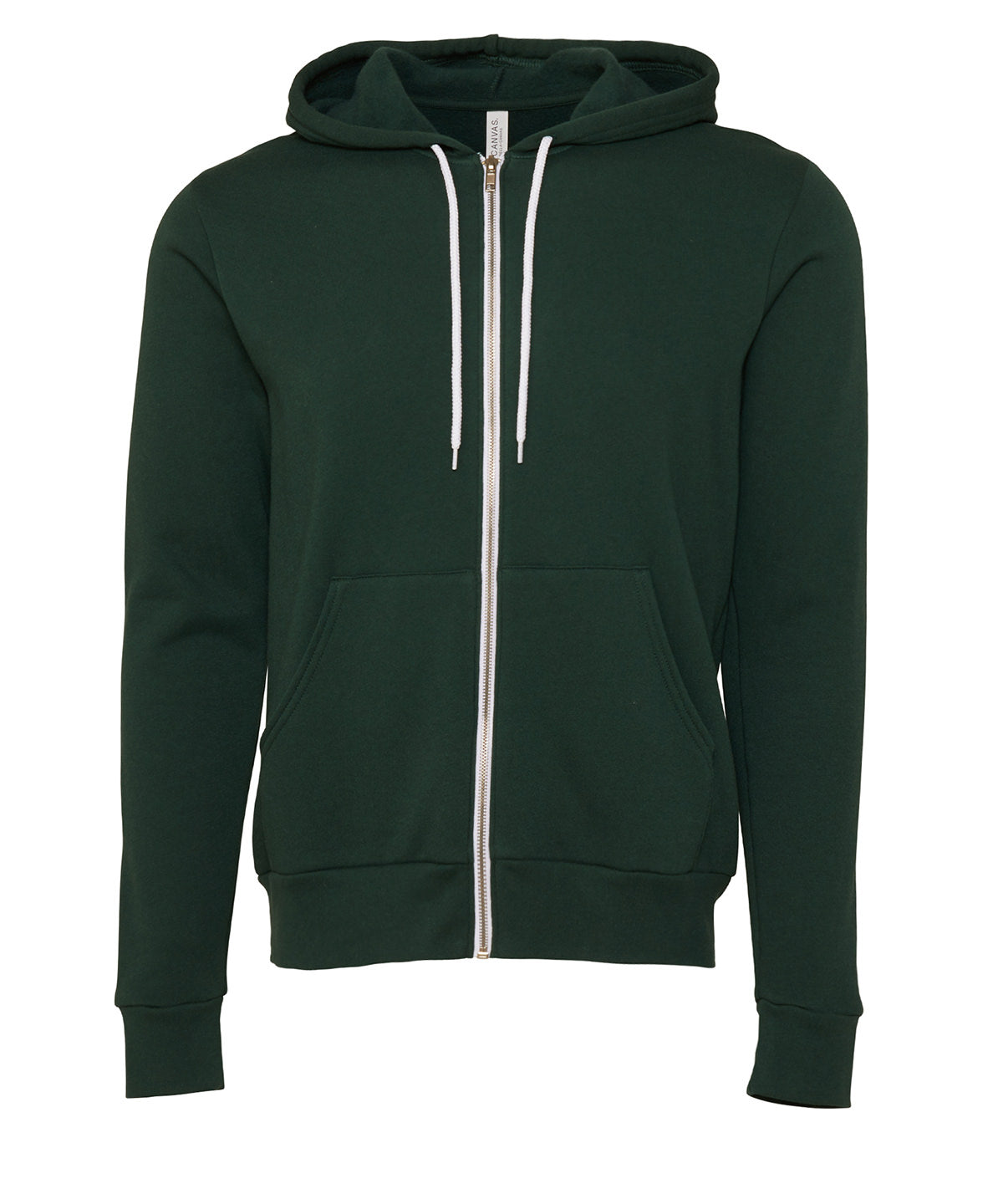 Unisex Polycotton Fleece Full Zip Hoodie | Wald