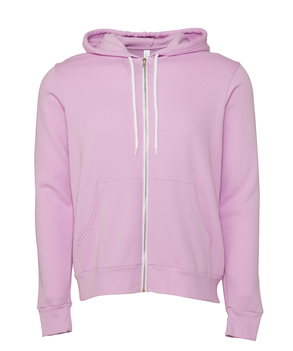 Unisex Polycotton Fleece Full-Zip Hoodie | Lila