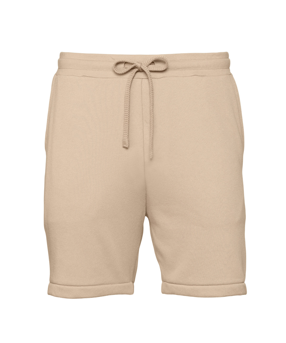 Bermudas de felpa de esponja unisex | Marrn Claro