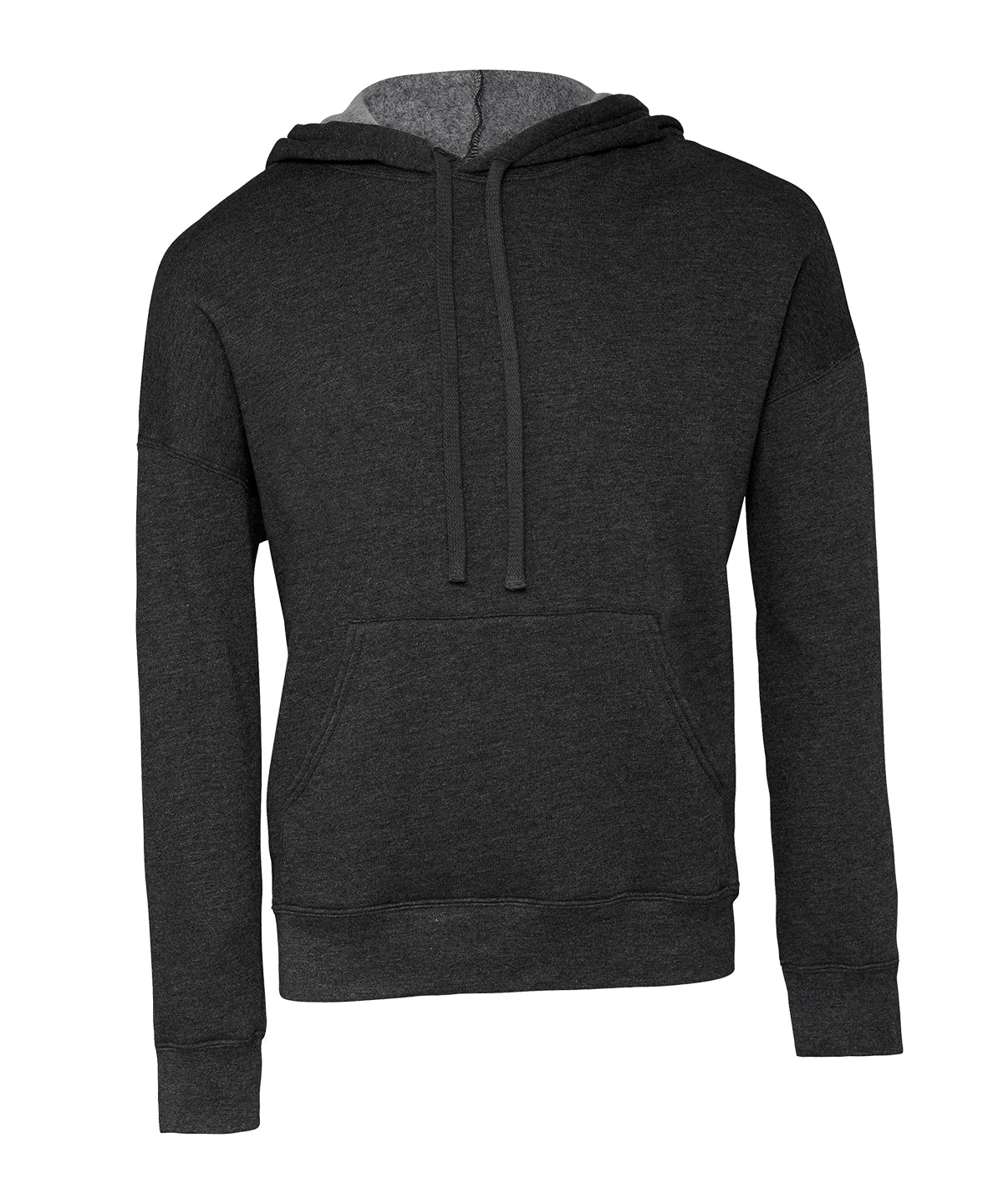Unisex DTM Fleece Hoodie | Dunkelgrau meliert