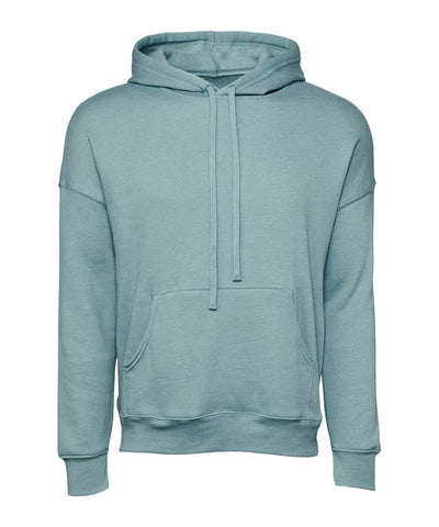 Unisex DTM Fleece Hoodie | Heather Laguna Blau