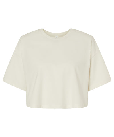 Camiseta corta de mujer | Blanco Vintage